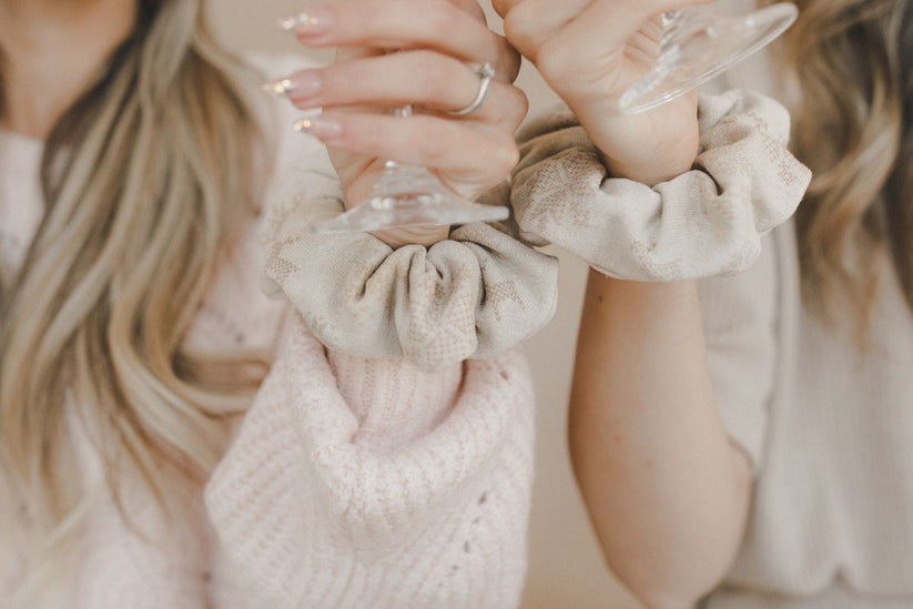 Zenchies Christmas Sweater Scrunchie