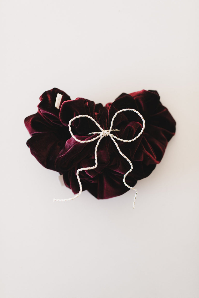 Zenchies Bordeaux Crush Scrunchie