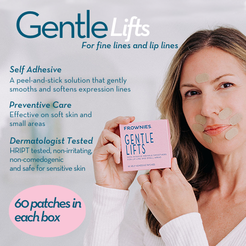 How Frownies Gentle Lifts work to smooth fine lines around mouth and eyes