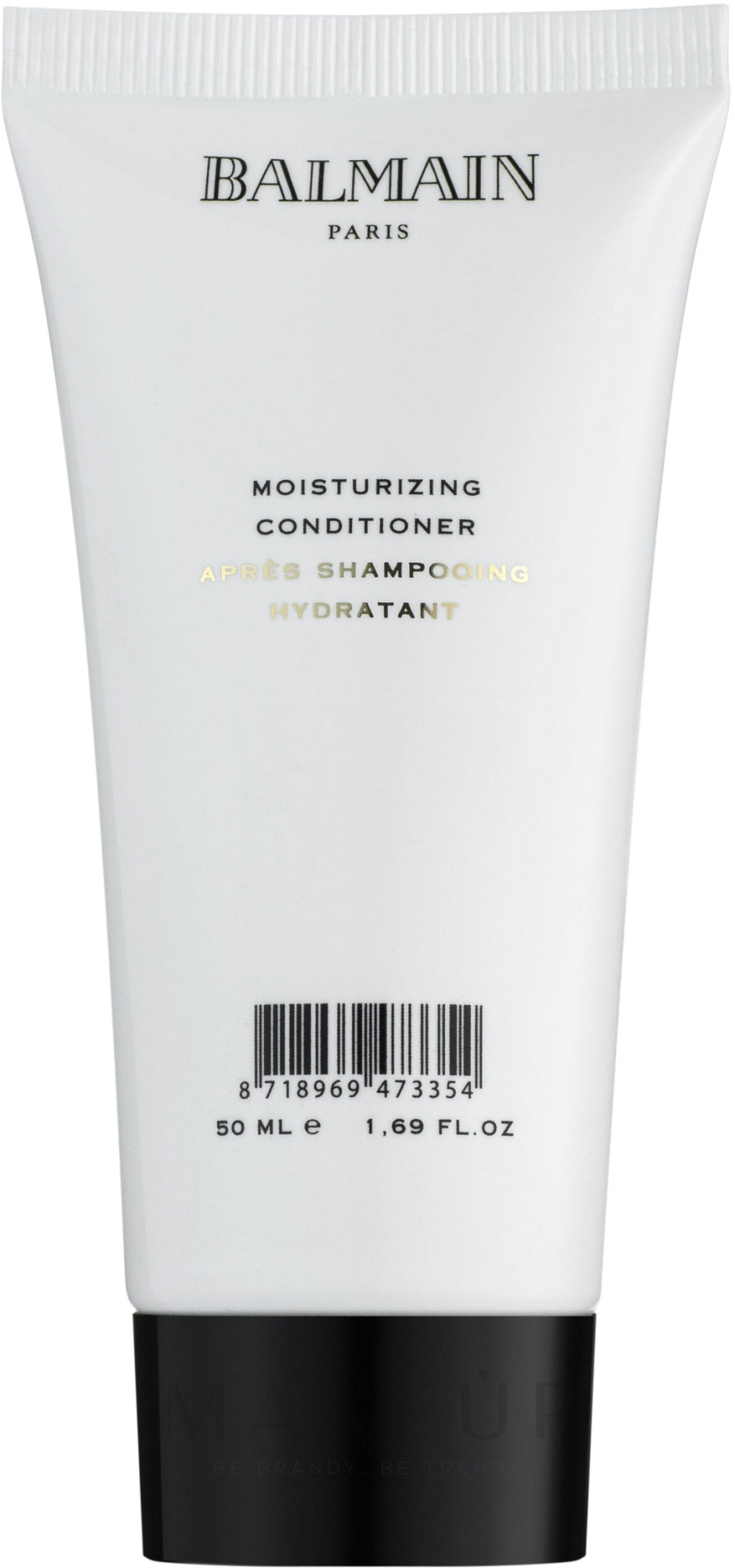 Travel Size Balmain Moisturizing Conditioner with the previous Balmain logo.