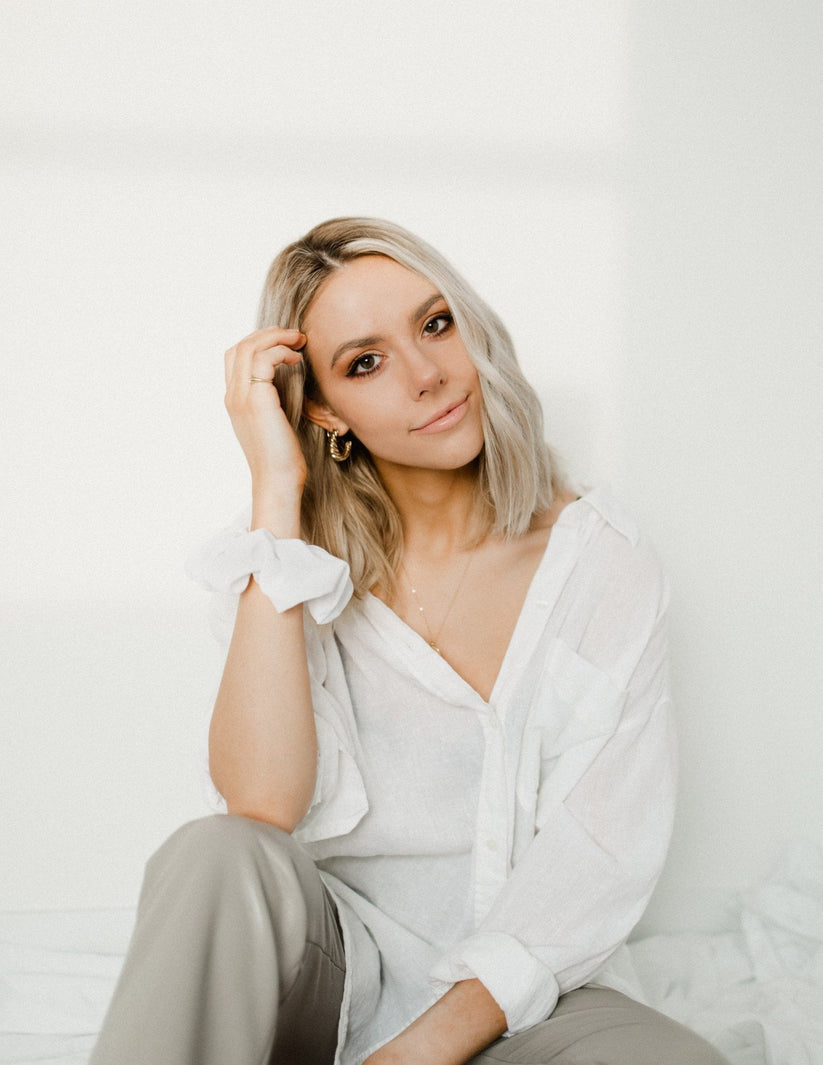 Zenchies Voile Chardonnay Scrunchie