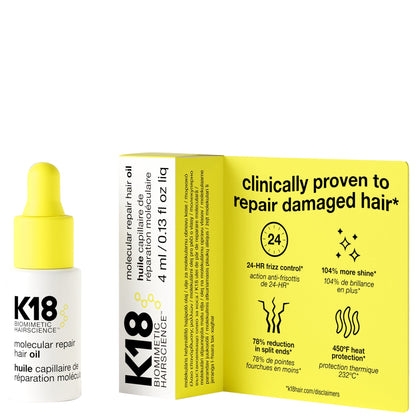 K18 | Deluxe Sample Molecular Repair Hair Oil 4ml