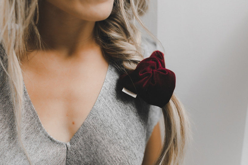 Zenchies Bordeaux Crush Scrunchie