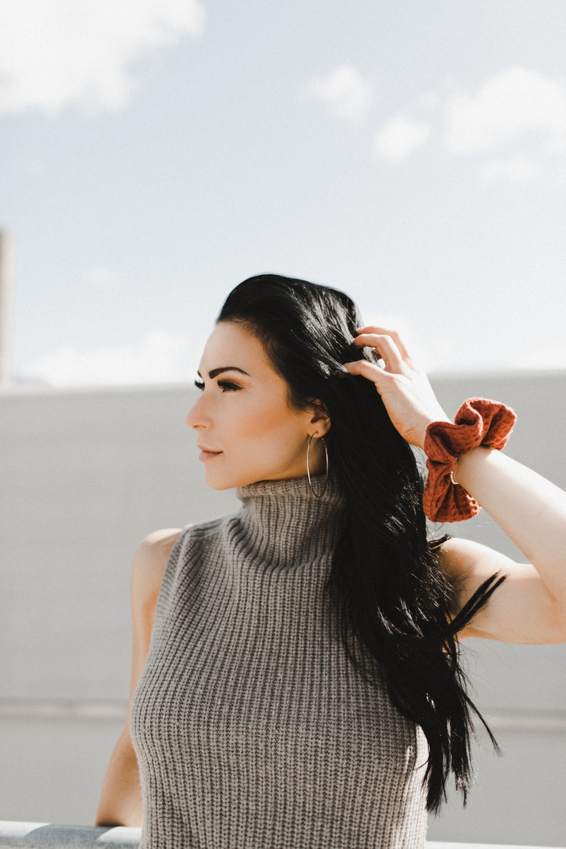 Zenchies Pumpkin Spice Scrunchie