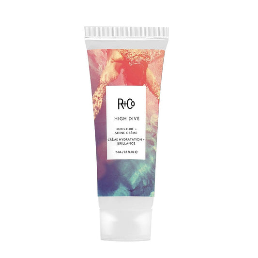 Image of Image of HIGH DIVE Moisture + Shine Crème Deluxe Sample on a clean white background, showcasing its sleek packaging