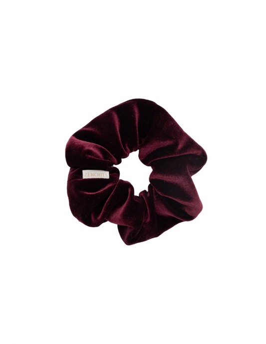 Zenchies Bordeaux Crush Scrunchie