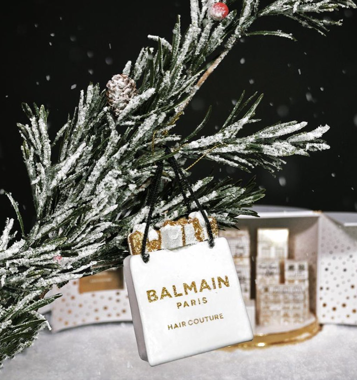 Balmain Hair Couture | Glitter Shopping Bag Ornament