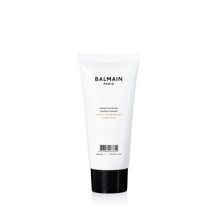 Travel Size Balmain Moisturizing Conditioner 50ml bottle front view showcasing elegant design
