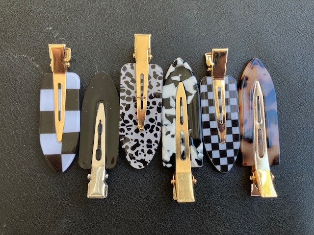 Creaseless Clips - Assorted Colours & Patterns