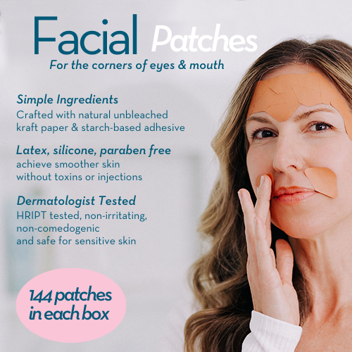 Frownies wrinkle patches guide for corners of eyes and mouth