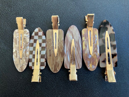 Creaseless Clips - Assorted Colours & Patterns