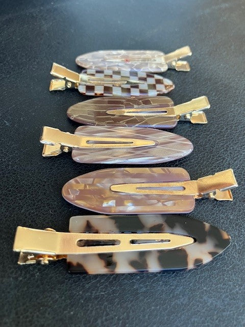 Creaseless Clips - Assorted Colours & Patterns