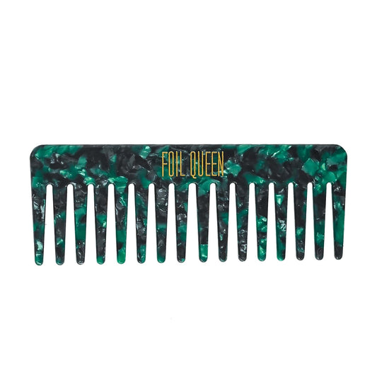 Foil Queen Comb - Emerald