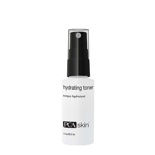 PCA Skin hydrating toner bottle on a white background