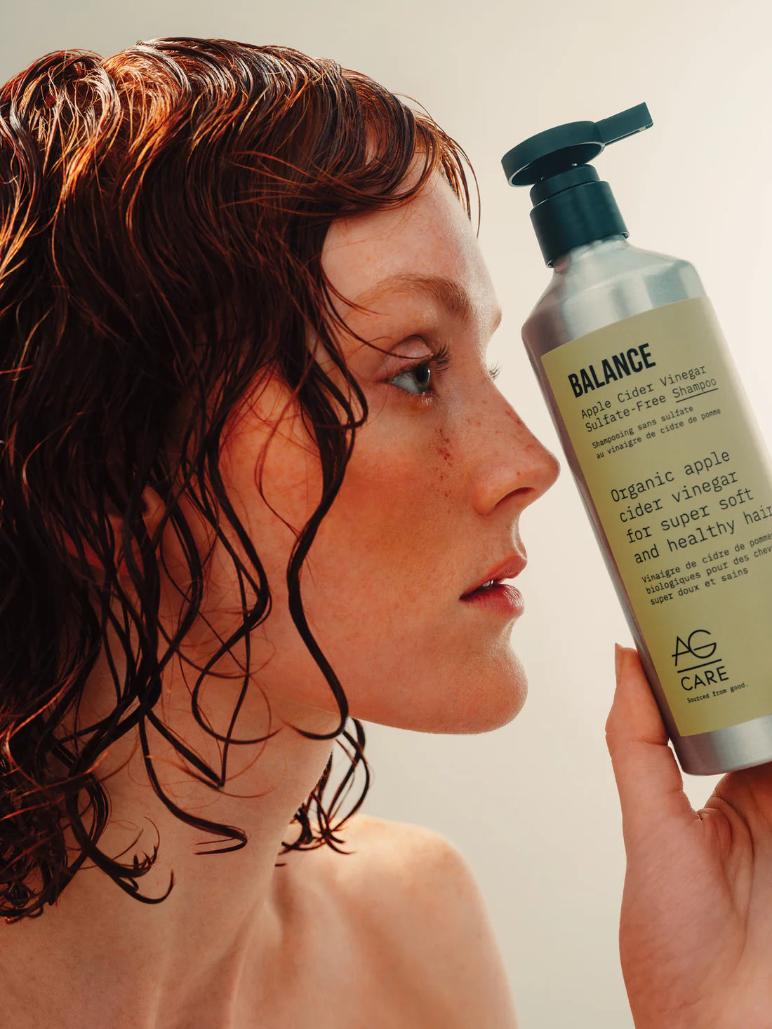 Balance – Sulfate-Free Apple Cider Vinegar Shampoo in a plant-based formula. 
