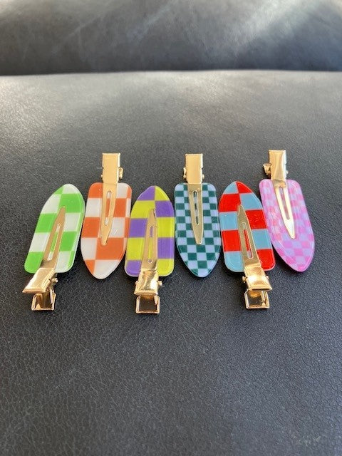 Creaseless Clips - Assorted Colours & Patterns