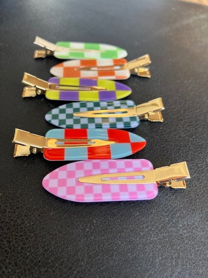 Creaseless Clips - Assorted Colours & Patterns