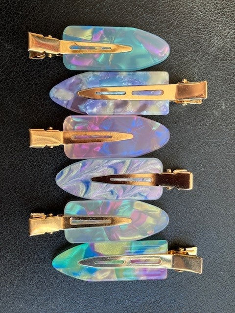 Creaseless Clips - Assorted Colours & Patterns