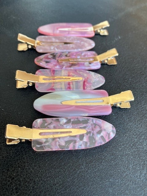 Creaseless Clips - Assorted Colours & Patterns