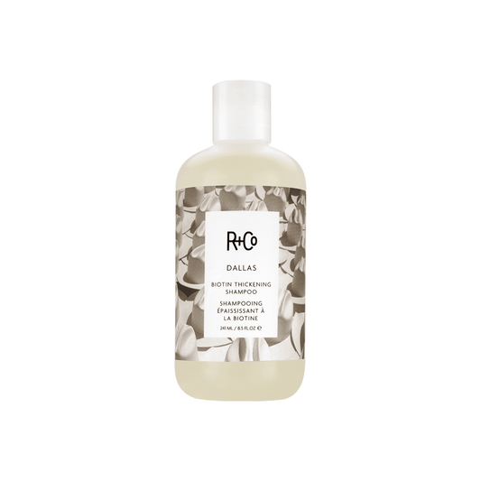 <img src="path-to-image.jpg" alt="DALLAS Biotin Thickening Shampoo for thicker, fuller hair with Biotin, Coconut Oil, and Saw Palmetto for healthy, shiny hair"/>