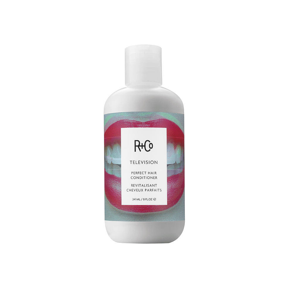 <img src="path-to-your-image.jpg" alt="Television Conditioner for soft, shiny, and healthy hair with Babassu Seed Oil, perfect for all hair types" />
