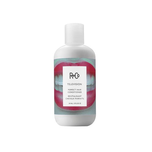 <img src="path-to-your-image.jpg" alt="Television Conditioner for soft, shiny, and healthy hair with Babassu Seed Oil, perfect for all hair types" />
