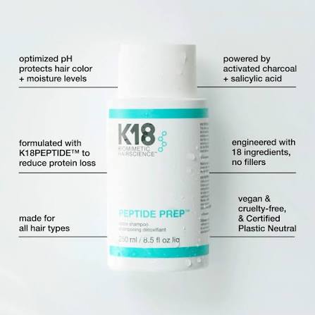 K18 | Peptide Prep Detox Shampoo (250ml)