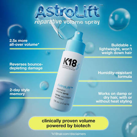 K18 | AstroLift Reparative Volume Spray (118ml)