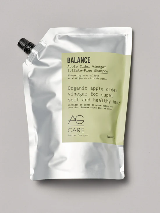 AG Care Balance Apple Cider Vinegar Shampoo - 1L/33.8oz Refill Pouch