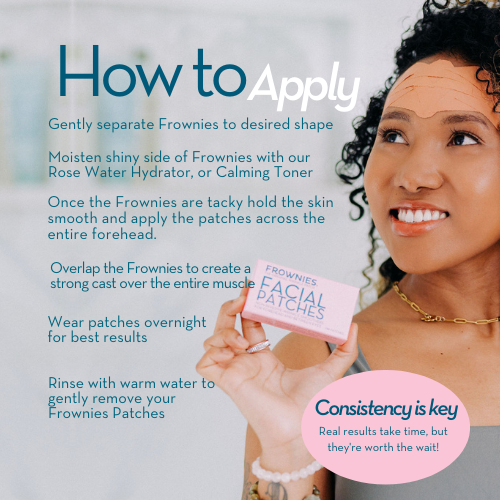 How to apply frownies facial patches