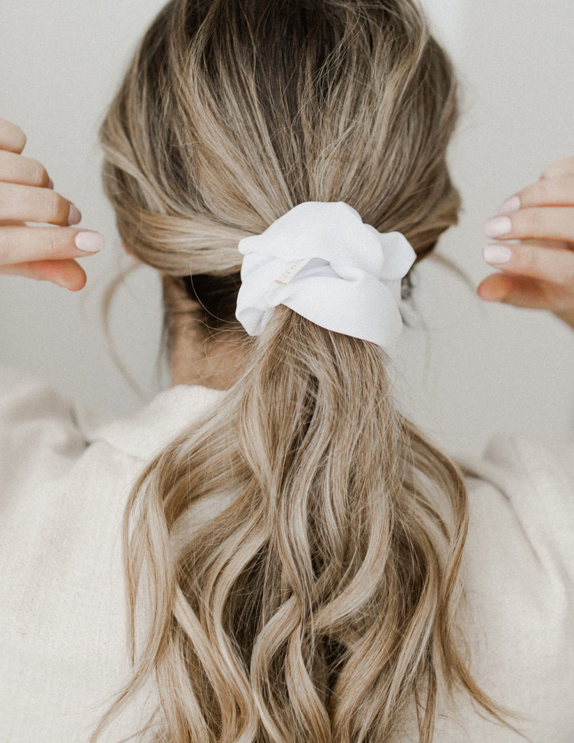 Zenchies Voile Chardonnay Scrunchie